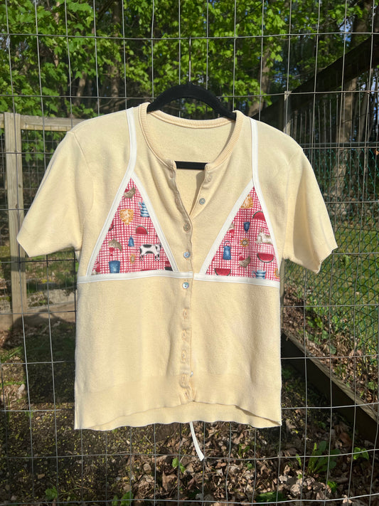 Farm girl bra top